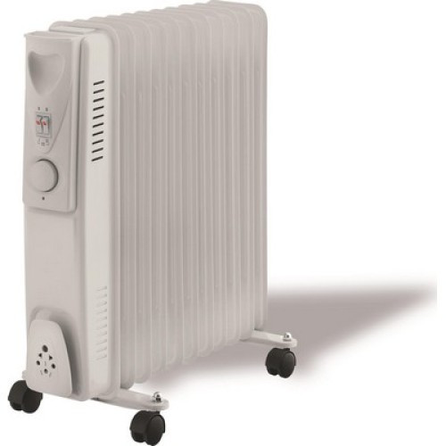 OIL RADIATOR EUROLAMP 147-29461 11 ΦΕΤΕΣ 2000W LIGHT GREY